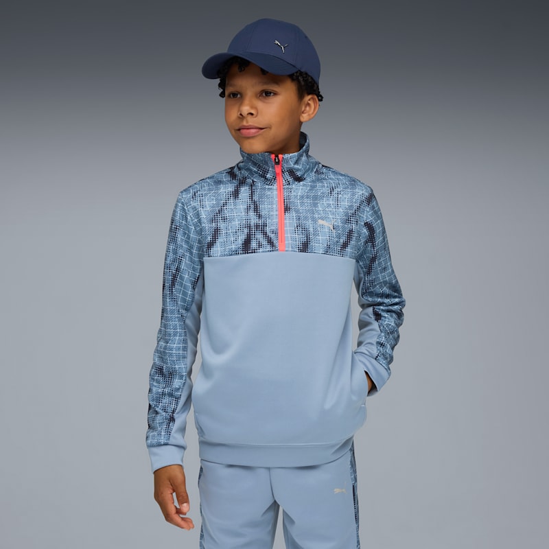 Train All Day Essentials Big Kids' Quarter-Zip Pullover - Image 2