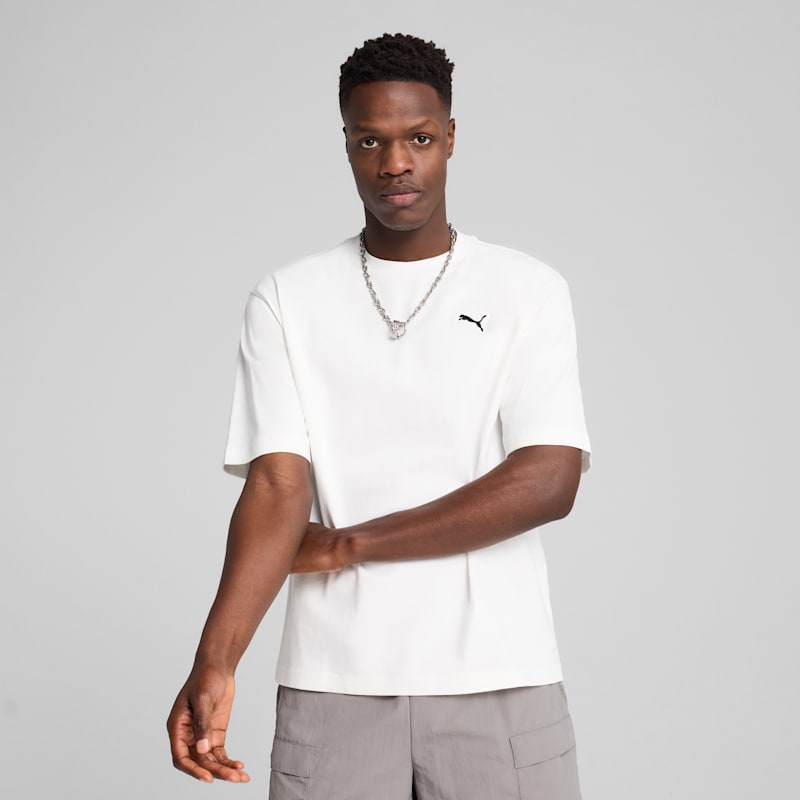 PUMA Wardrobe Essentials Men's Boxy Tee - Image 2