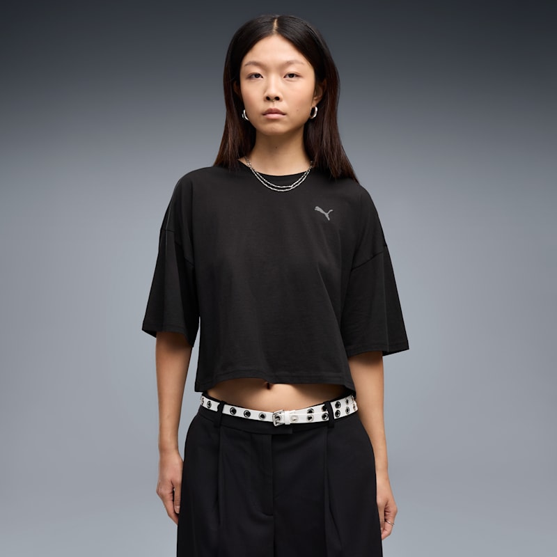 PUMA Wardrobe Essentials Women's Oversized Short Tee