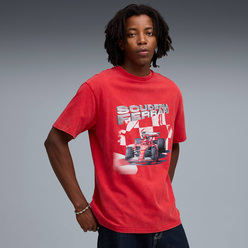 Scuderia Ferrari Men's Graphic Tee - Image 2