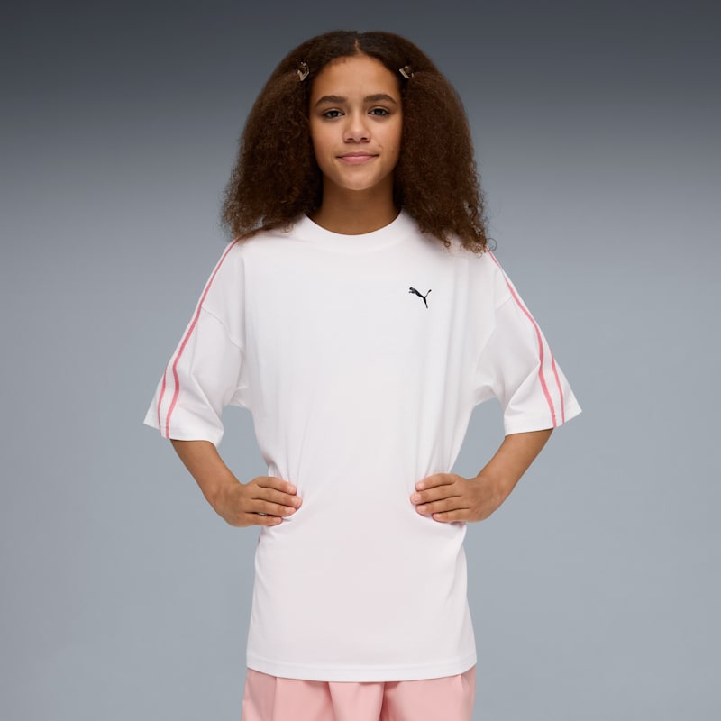 Luminous Cloud Big Kids' Oversized Graphic Tee - Image 2