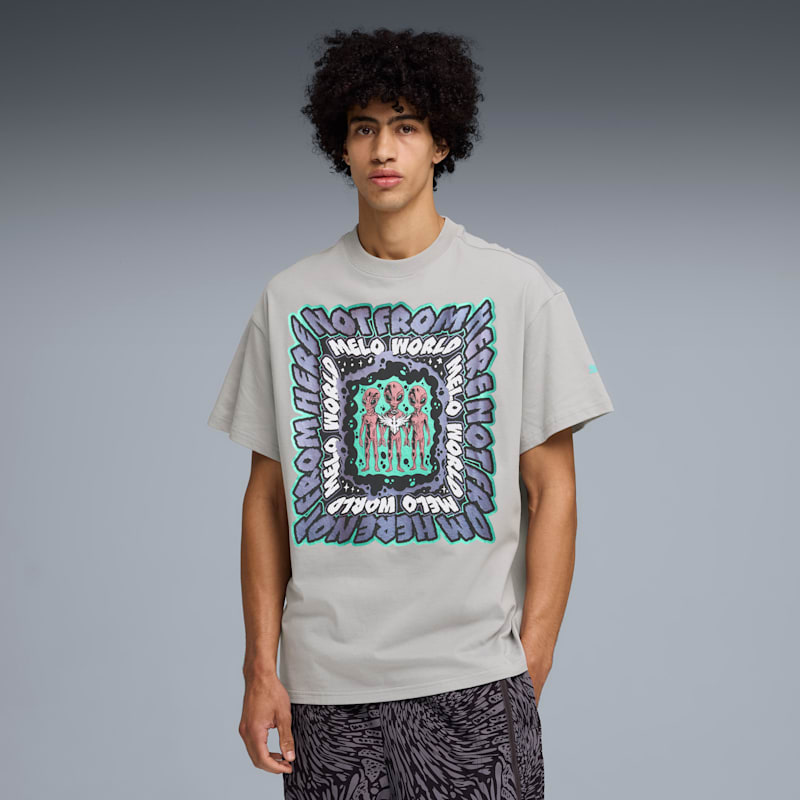Melo World Tee II Oversized Tee Men - Image 2