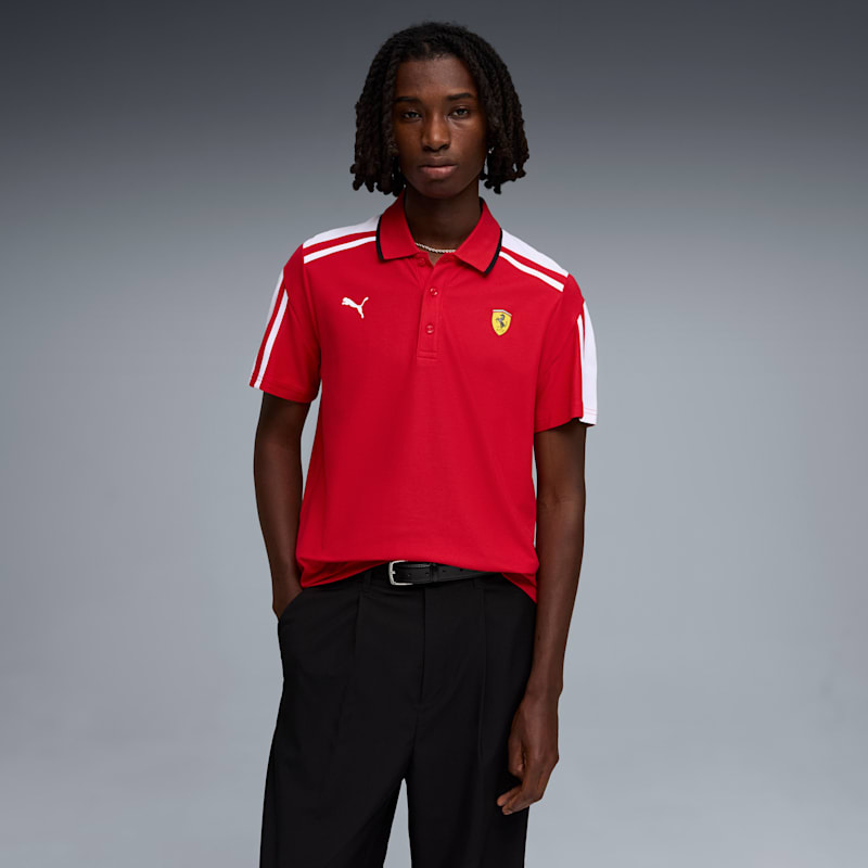 Scuderia Ferrari Men's T7 Polo - Image 2