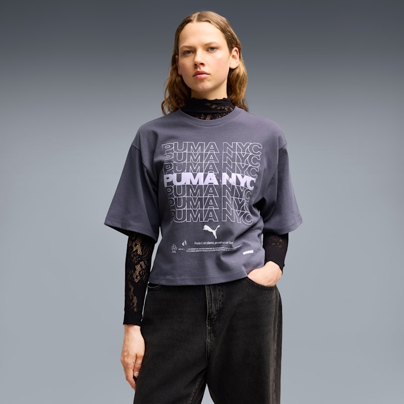 NYC Women's Oversized Graphic Tee