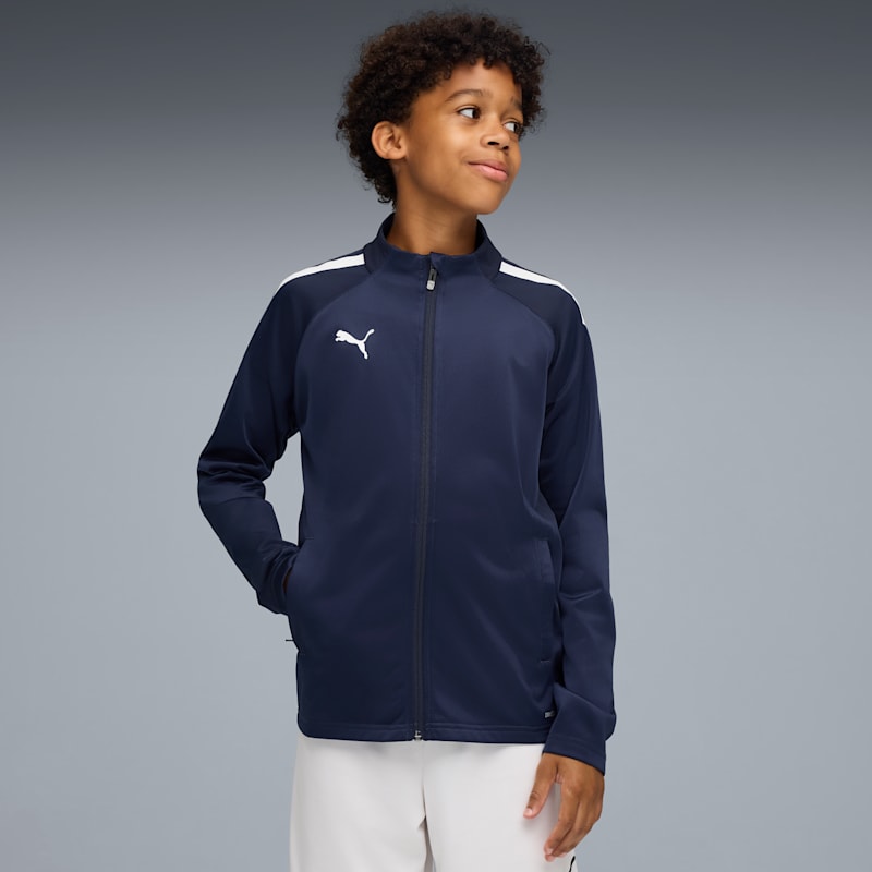 teamLIGA Big Kids' Soccer Track Jacket - Image 2