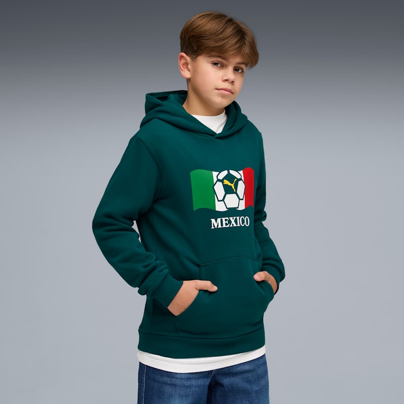 Mexico Soccer Fanwear Big Kids' Hoodie - Image 2
