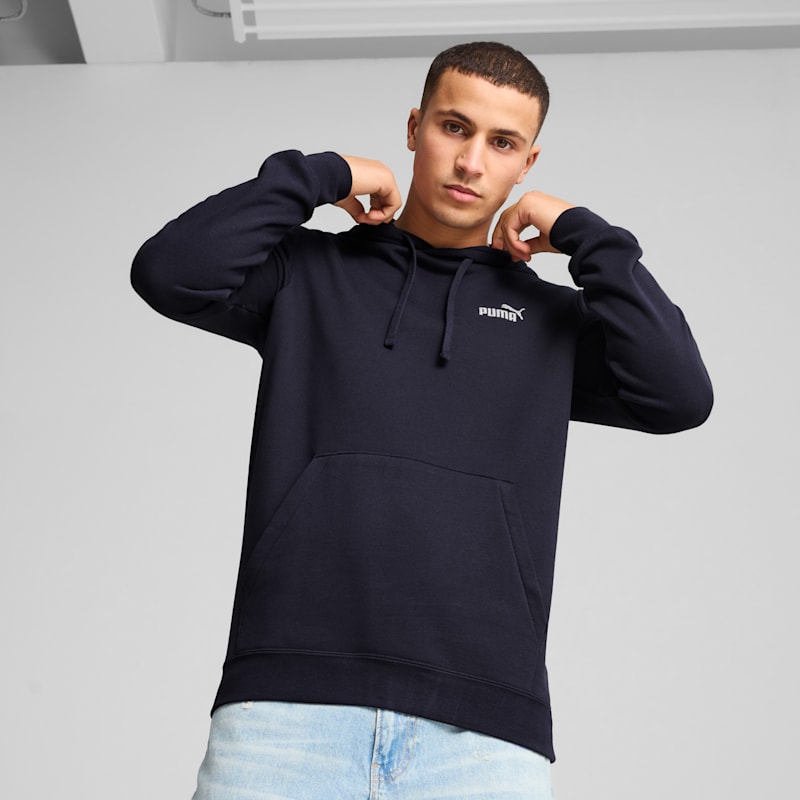 PUMA Essentials Men's Small Logo Hoodie - Image 3