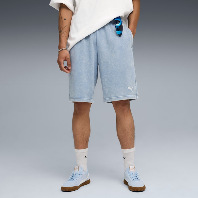 PUMA Elevated Essentials Acid Wash Men's Shorts - Image 2