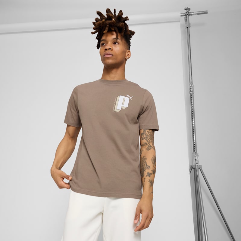 GRAPHICS Letter Men's Tee - Image 3
