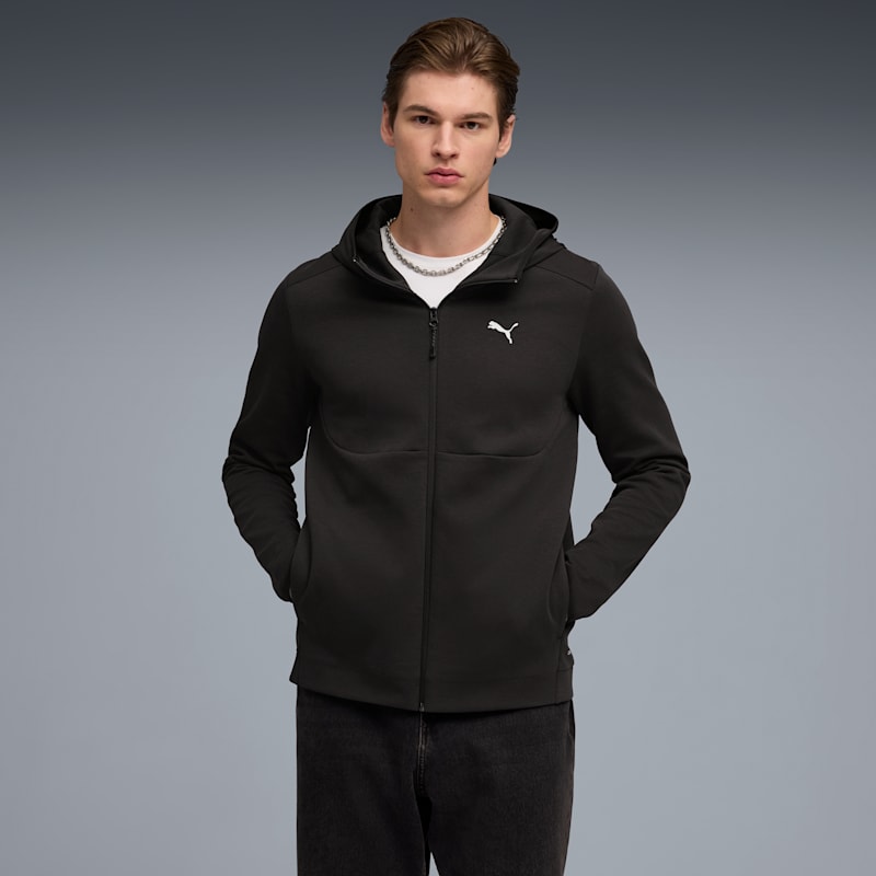 PUMATECH Men's Zip-Up Hoodie