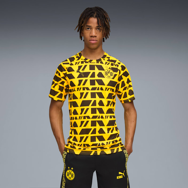 Borussia Dortmund Men's Soccer Warm-Up Jersey