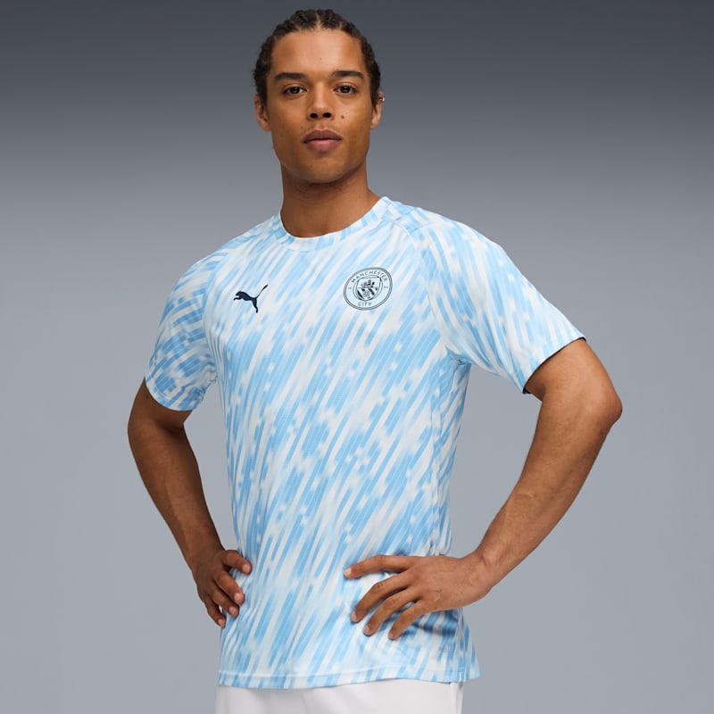 Manchester City Men's Soccer Warm-Up Jersey