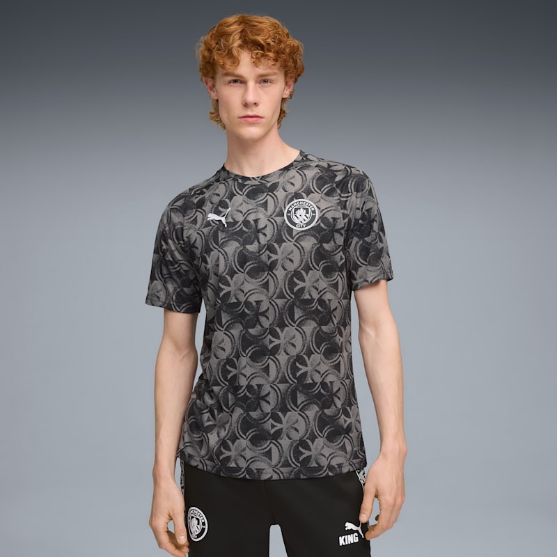 Manchester City Men's Soccer Warm-Up Jersey - Image 2