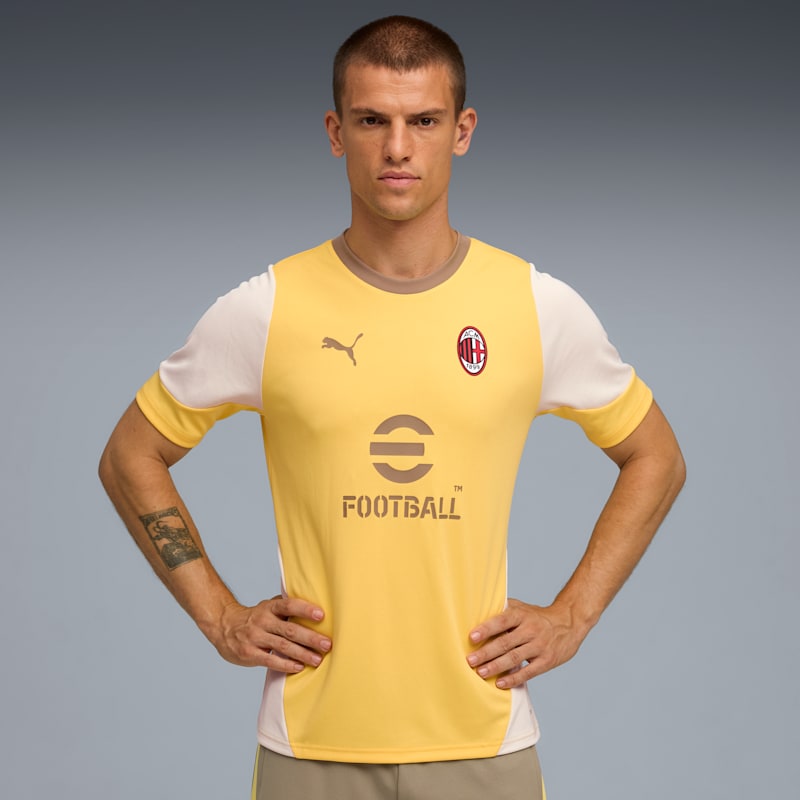 AC Milan Men's Long Sleeve Soccer Training Jersey - Image 2
