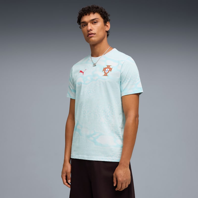 Portugal ftblCulture Men's Patterned Soccer Tee - Image 2