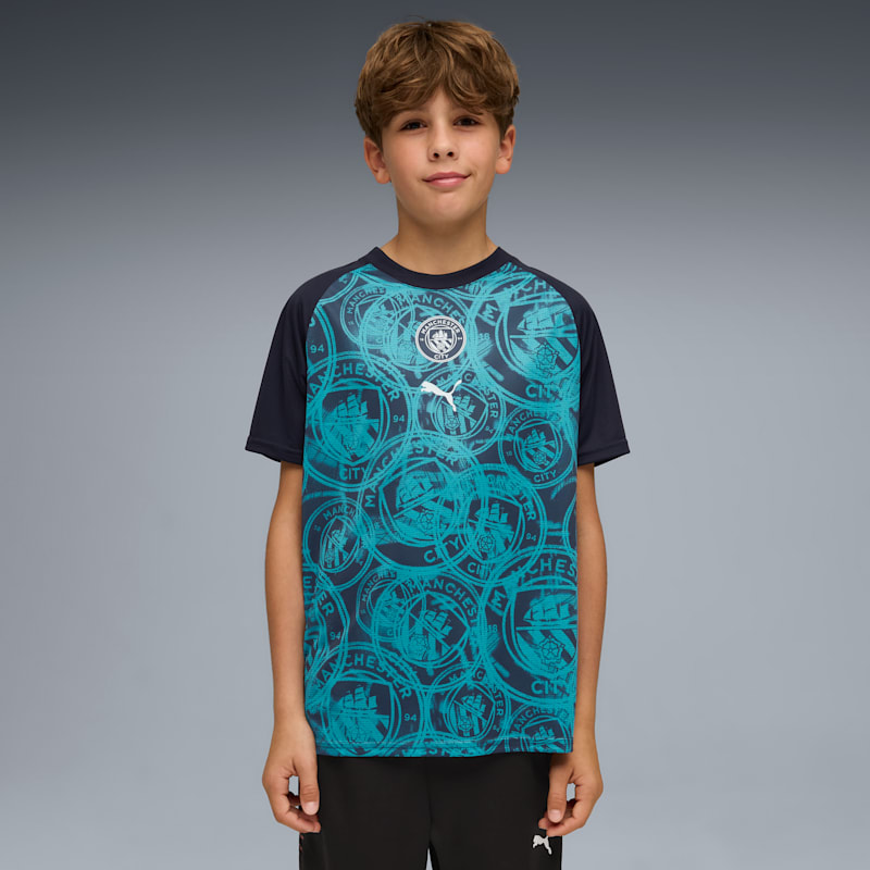 Manchester City Big Kids' Warmup Jersey