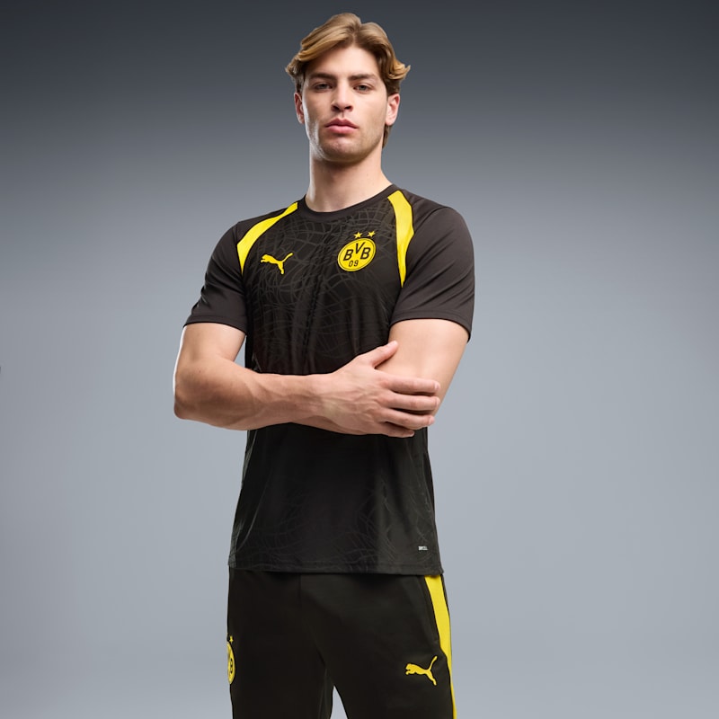 Borussia Dortmund Men's Slim Soccer Training Jersey - Image 2