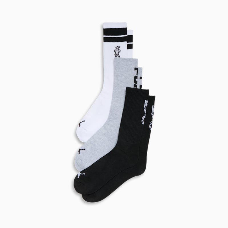 Men's Half-Terry Crew Lenght Socks (3 Pairs)