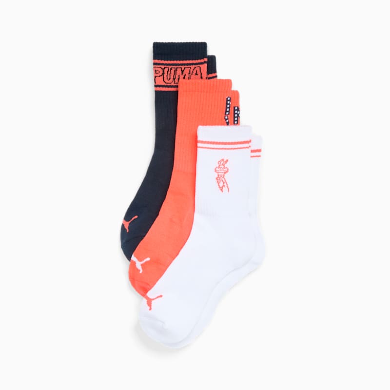 Women's Half-Terry Low Crew Length Socks (3 Pairs) - Image 3