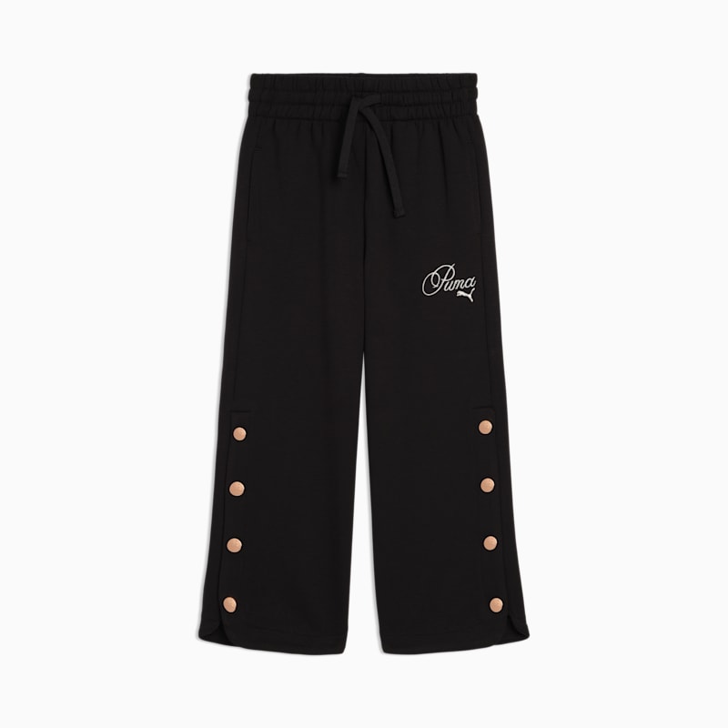 Bow Society Little Kids' Double Knit Wide Leg Pants